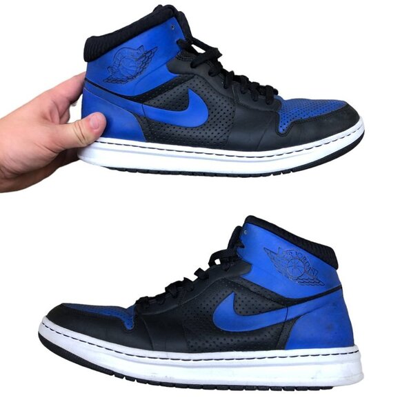 RARE 2010 Nike Air Jordan 1 Alpha 1 'Varsity Royal' Size 10.5 - Picture 9 of 16